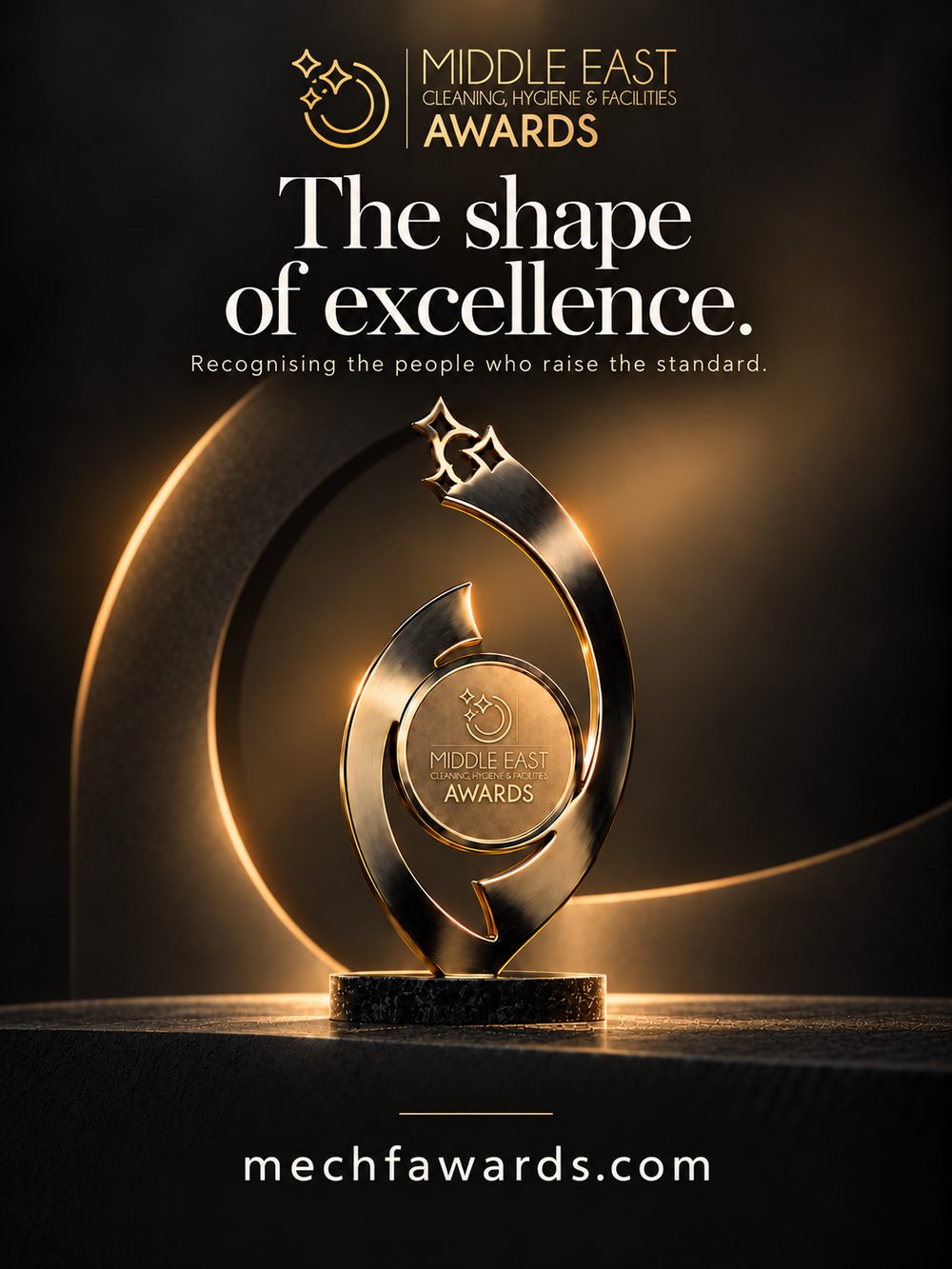 The MECHF Awards trophy